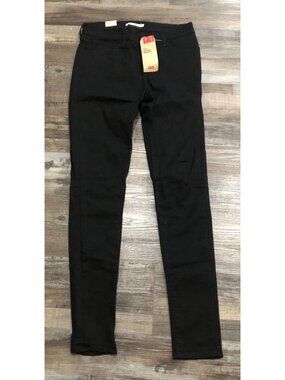 Levi's 710 Super Skinny Womens 30x32 Black Stretch Jeans New with Tags